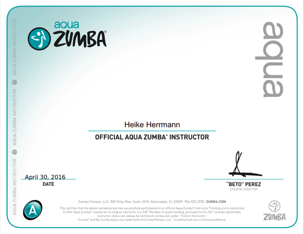 Aqua Zumba